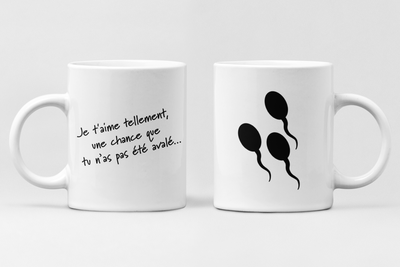Tasse à café - Je t'aime humour